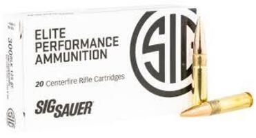 300 BLACKOUT 125Gr. SIG ELITE PERFORMANCE  (20RDS) 