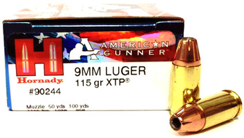 Hornady American Gunnner 9mm 115gr (25rds)
