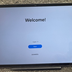 Black Samsung Fe A7 Tablet With Pen