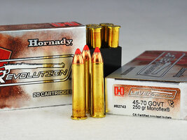 HORNADY 45-70 GOVT 250GR MONOFLEX (20RDS)