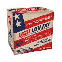 WINCHESTER USA VALOR 20GA  2 3/4"     7.5 SHOT (25RDS)