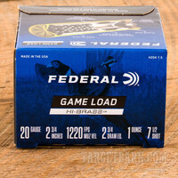 FEDERAL HI BRASS 20GA   2 3/4"  7.5 SHOT (25RDS)