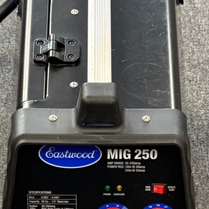 EASTWOOD MIG250 WELDER WITH GROUND,LEADS AND GAUGE