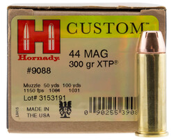 HORNADY CUSTOM 44MAG 300GR XTP (20RDS)